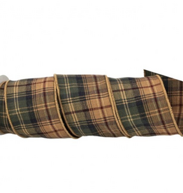 4"X5Y Cotton Highlands Plaid Ribbon