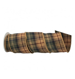 4"X5Y Cotton Highlands Plaid Ribbon