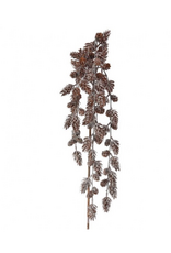 46" Mini Frosty Pine Cone Hanging Spray