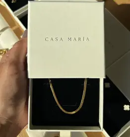 Herringbone Chain Bracelet 6.5"