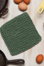 Jade Knit Potholder
