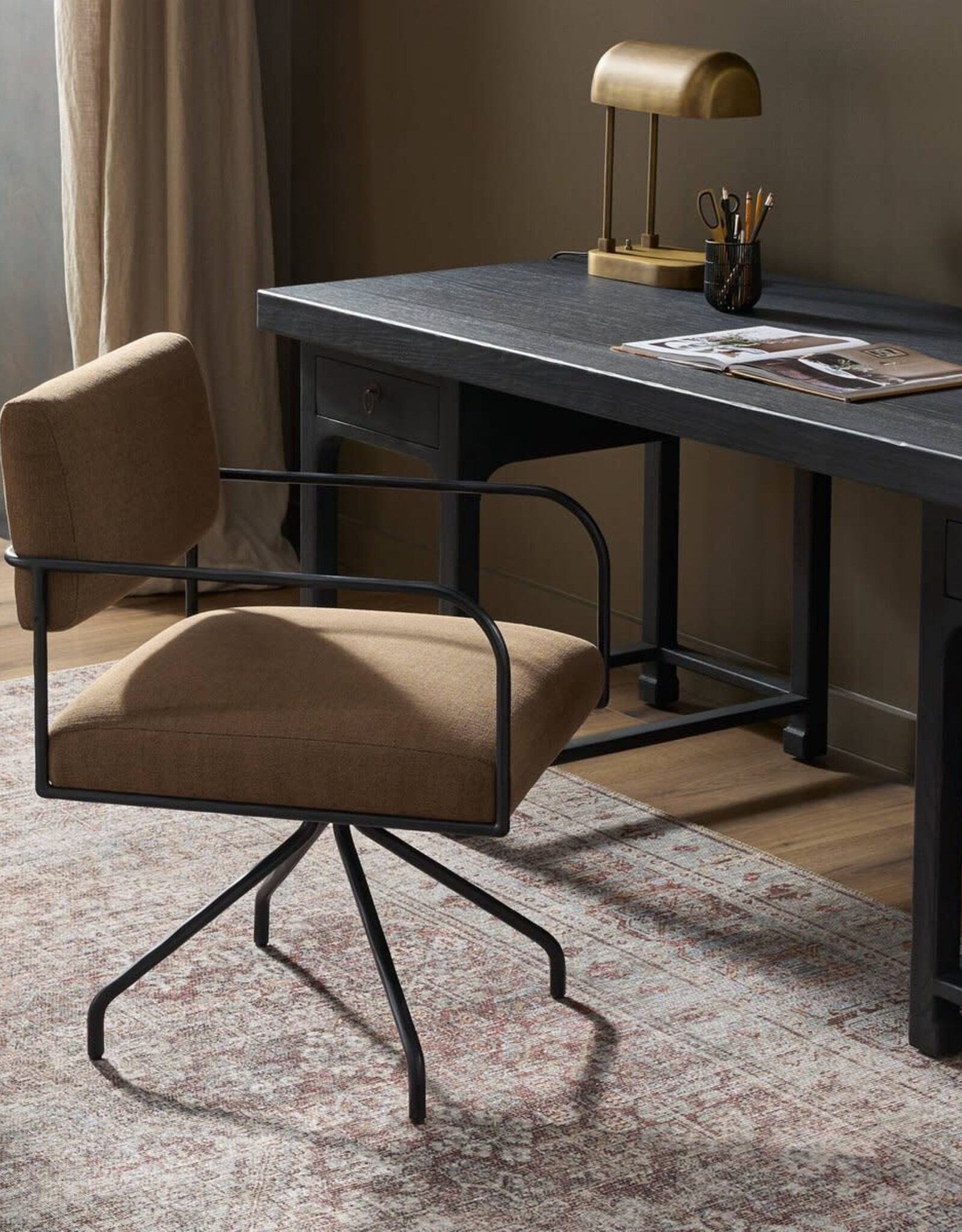 Fenn Desk Chair in Crypton Nomad Mushroom