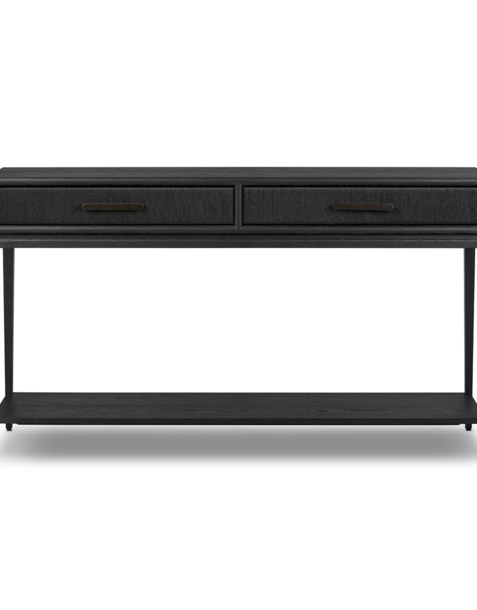 Rosenell Console Table 60" in Black Oak Solid