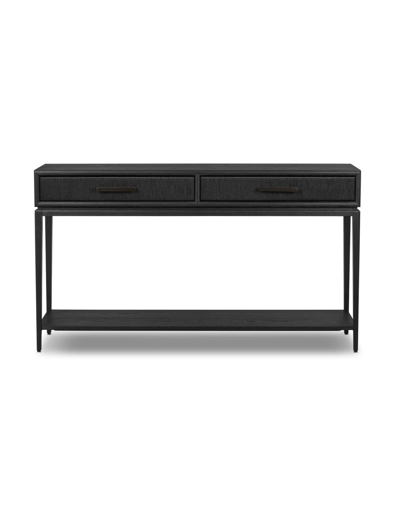 Rosenell Console Table 60" in Black Oak Solid