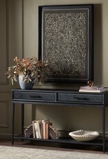 Rosenell Console Table 60" in Black Oak Solid