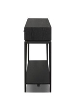 Rosenell Console Table 60" in Black Oak Solid