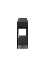 Rosenell Console Table 60" in Black Oak Solid