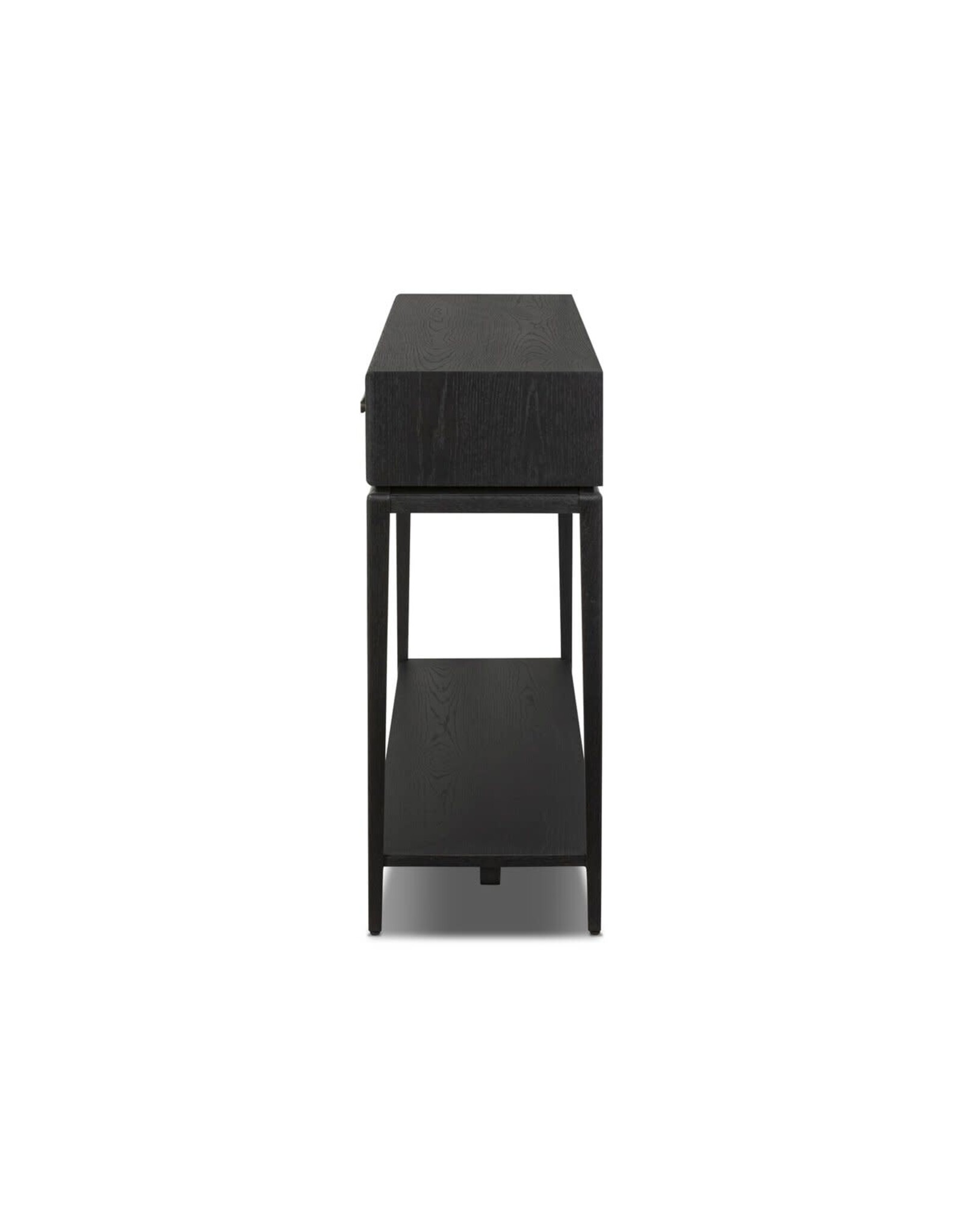 Rosenell Console Table 60" in Black Oak Solid