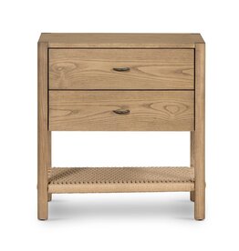 Zuma Nightstand, Dune Ash Veneer