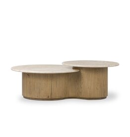 Toro Coffee Table in Cappuccino Marble