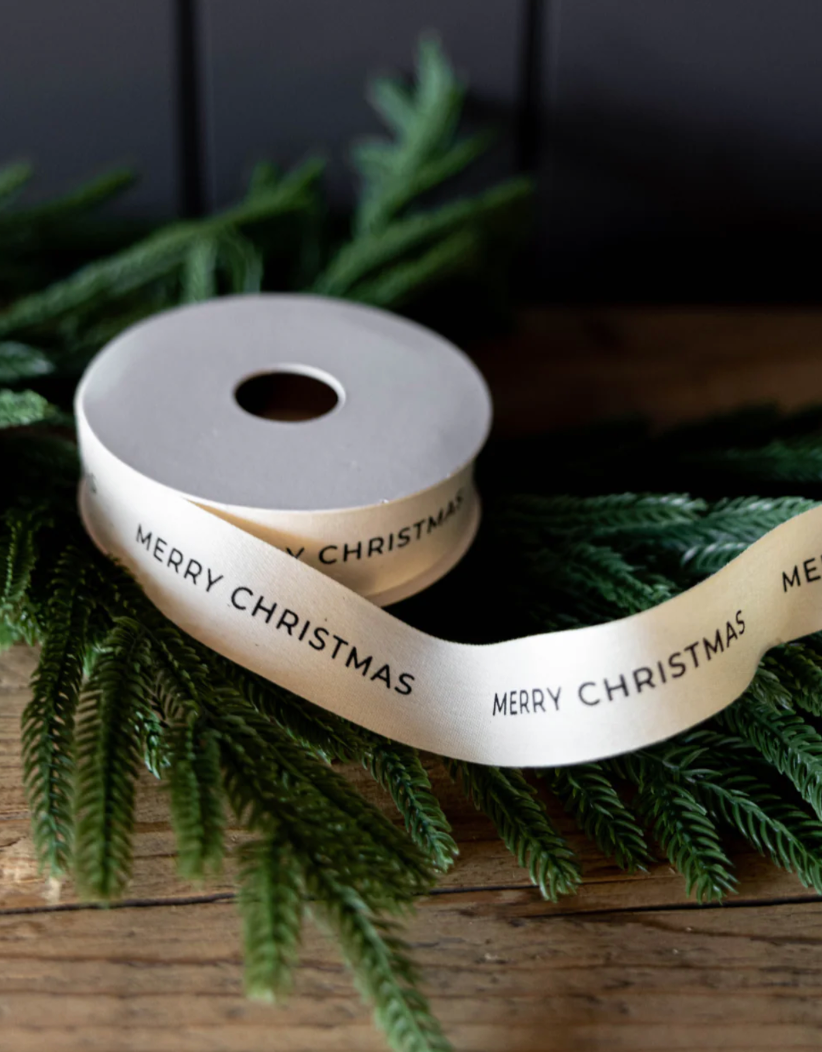 Merry Christmas Ribbon Holiday Decor