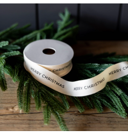 Merry Christmas Ribbon Holiday Decor