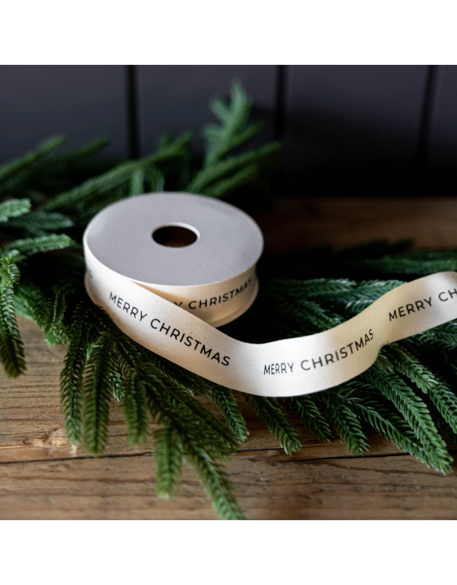 Merry Christmas Ribbon Holiday Decor