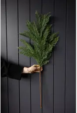 Cypress Pine Real Touch Green Faux Stem 22"