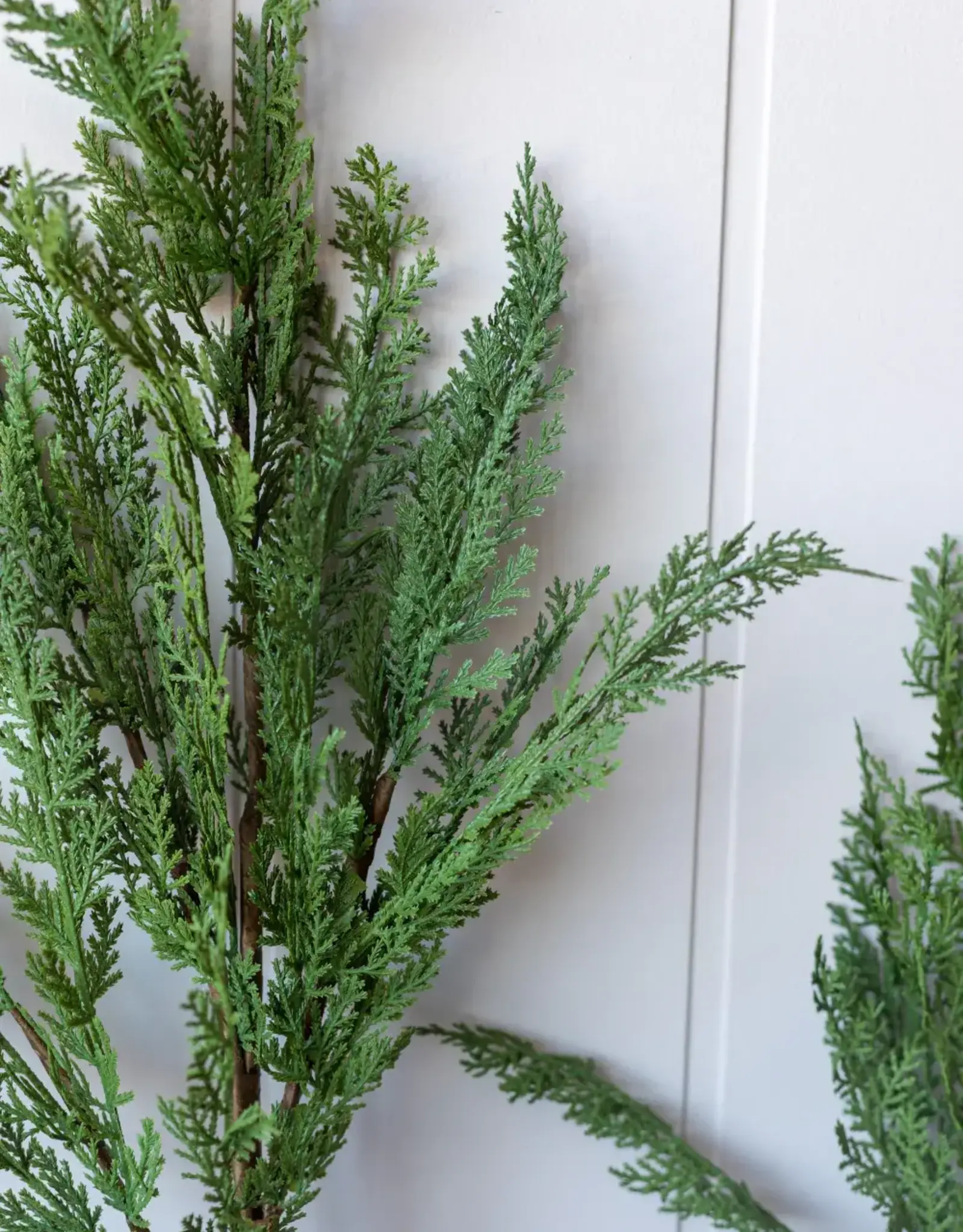 Cypress Pine Real Touch Green Faux Stem 22"