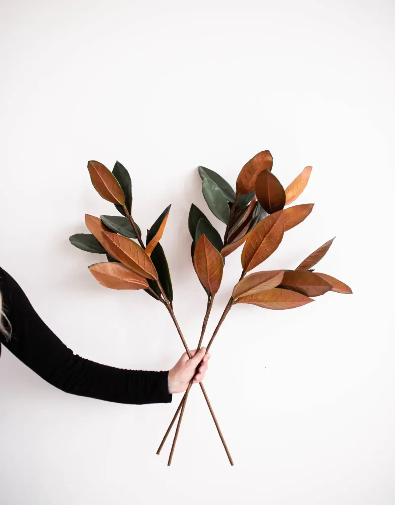 Magnolia Faux Leaves, Large