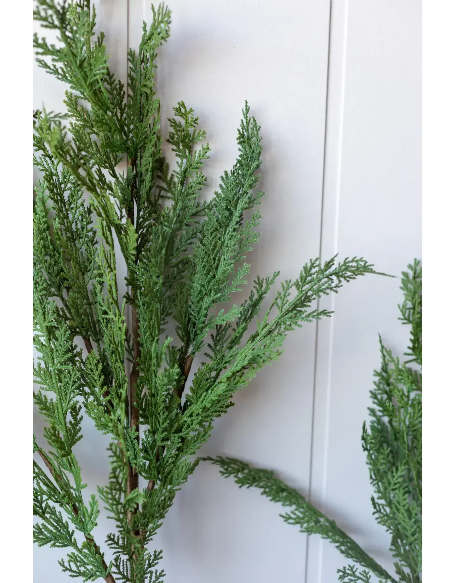 Cypress Pine Real Touch Green Faux Stem 28"