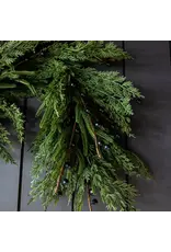 Navy Plum Berry Norfolk Cypress Real Touch Garland - 15 ft