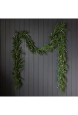 White Plum Berry Norfolk Cypress Real Touch Garland - 15 ft
