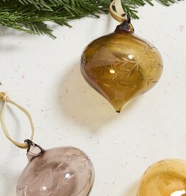 Etched Bauble Ornament