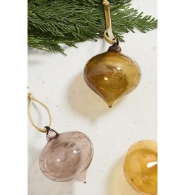 Etched Bauble Ornament
