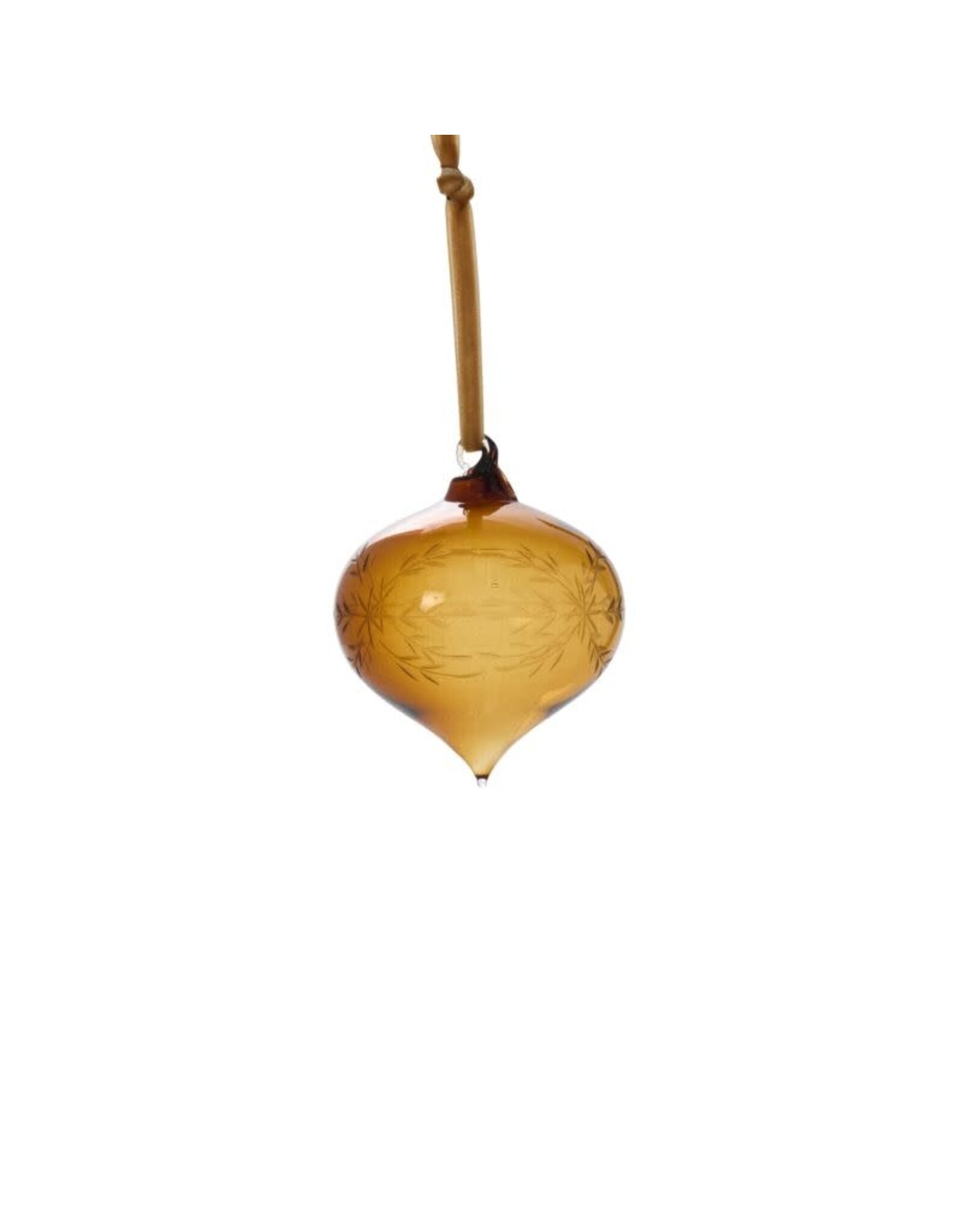 Etched Bauble Ornament