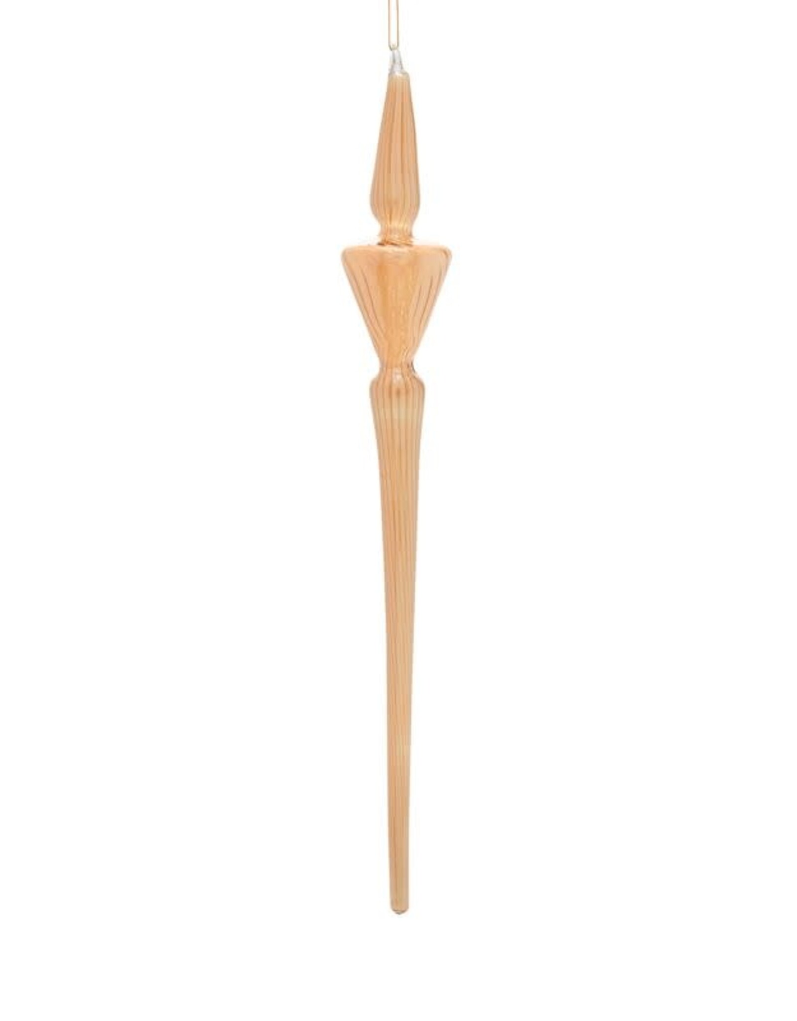 Angled Icicle Ornament