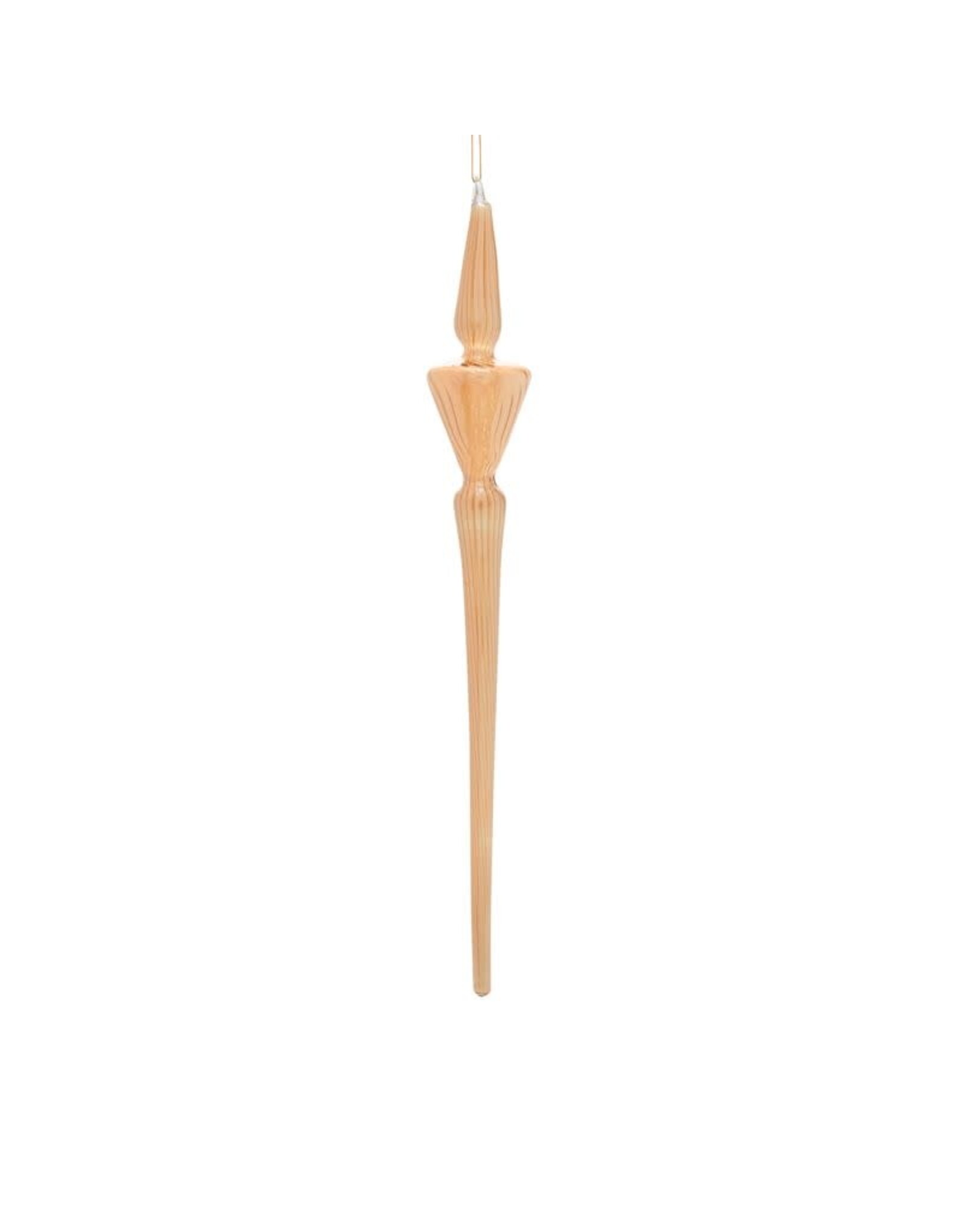 Angled Icicle Ornament