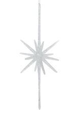 Glistening Star Ornament, Clear