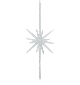 Glistening Star Ornament, Clear