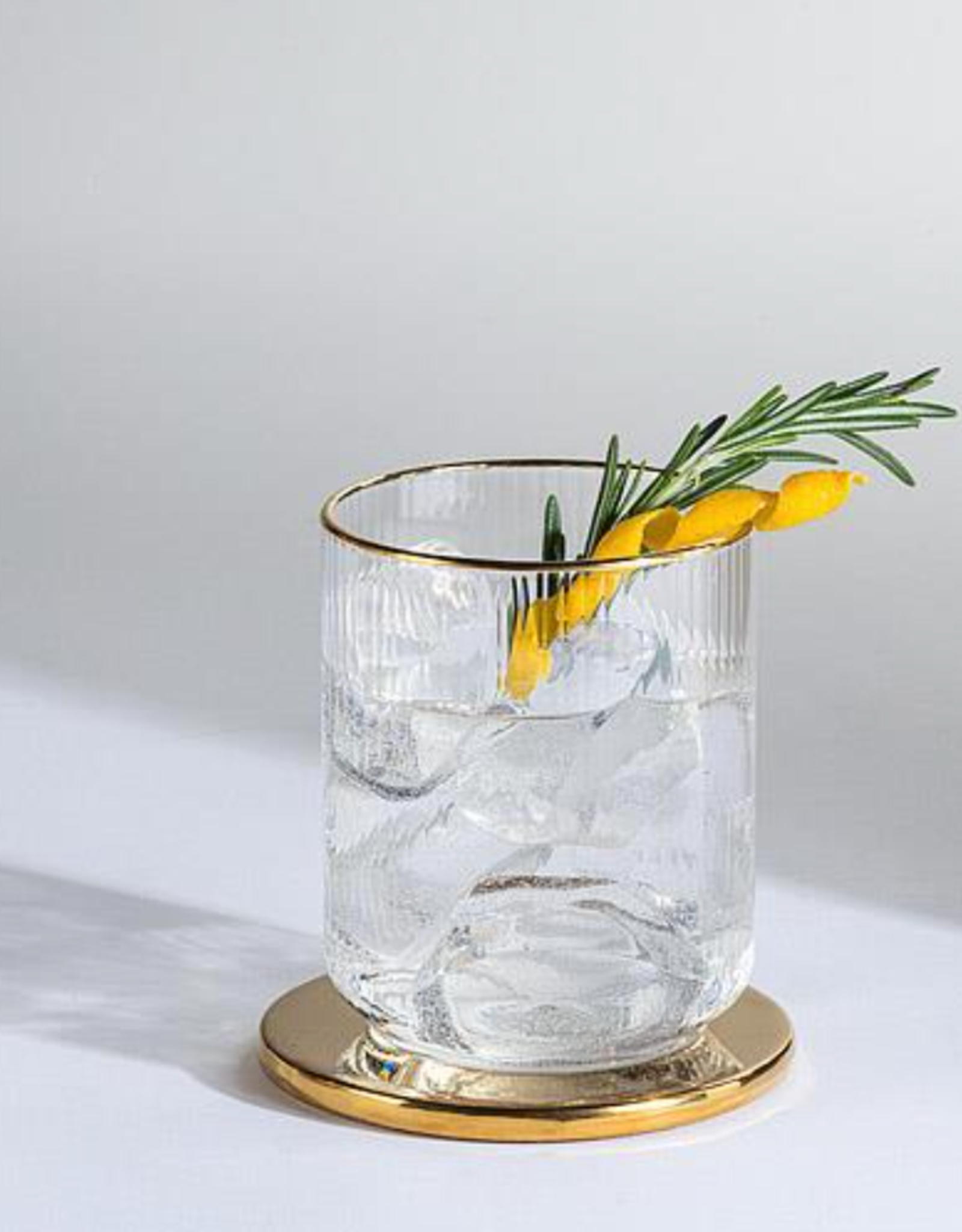 Tight Vertical Optic Tumbler with Gold