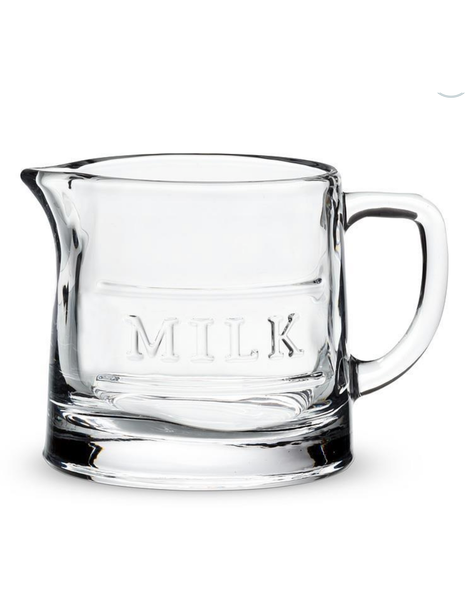 Classic Text Milk Jug