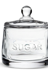 Classic Text Sugar Pot with Lid