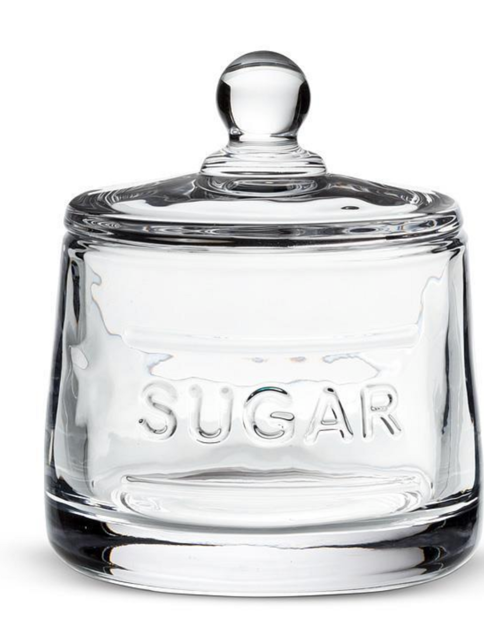 Classic Text Sugar Pot with Lid