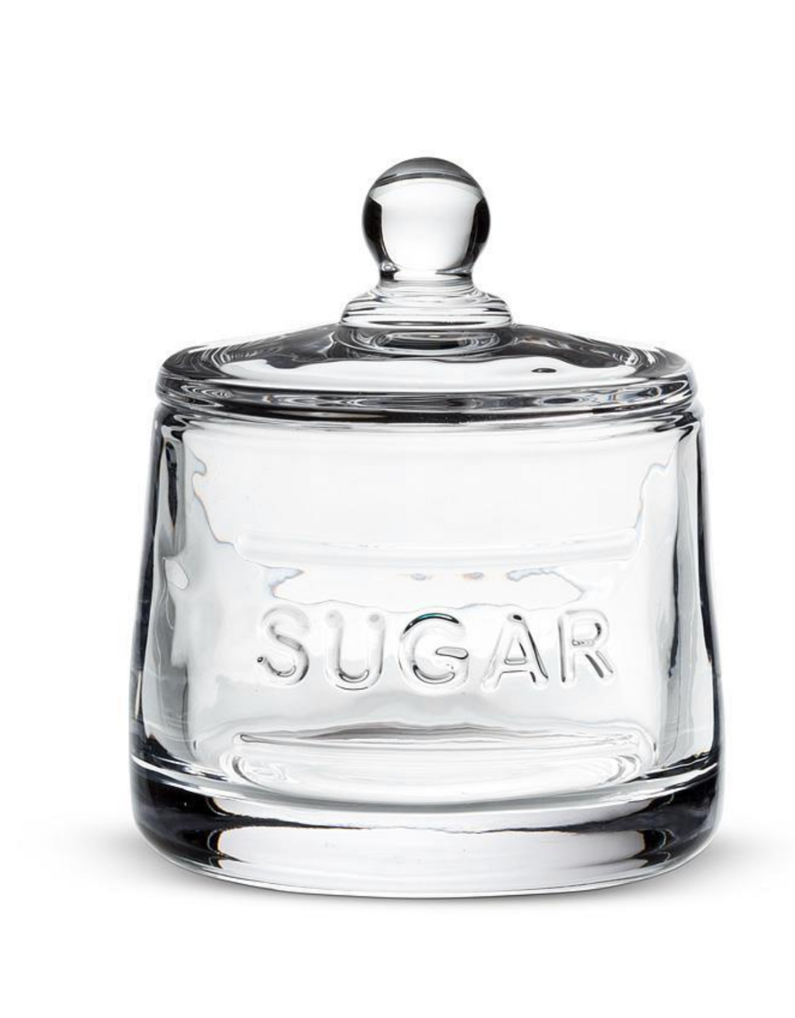 Classic Text Sugar Pot with Lid
