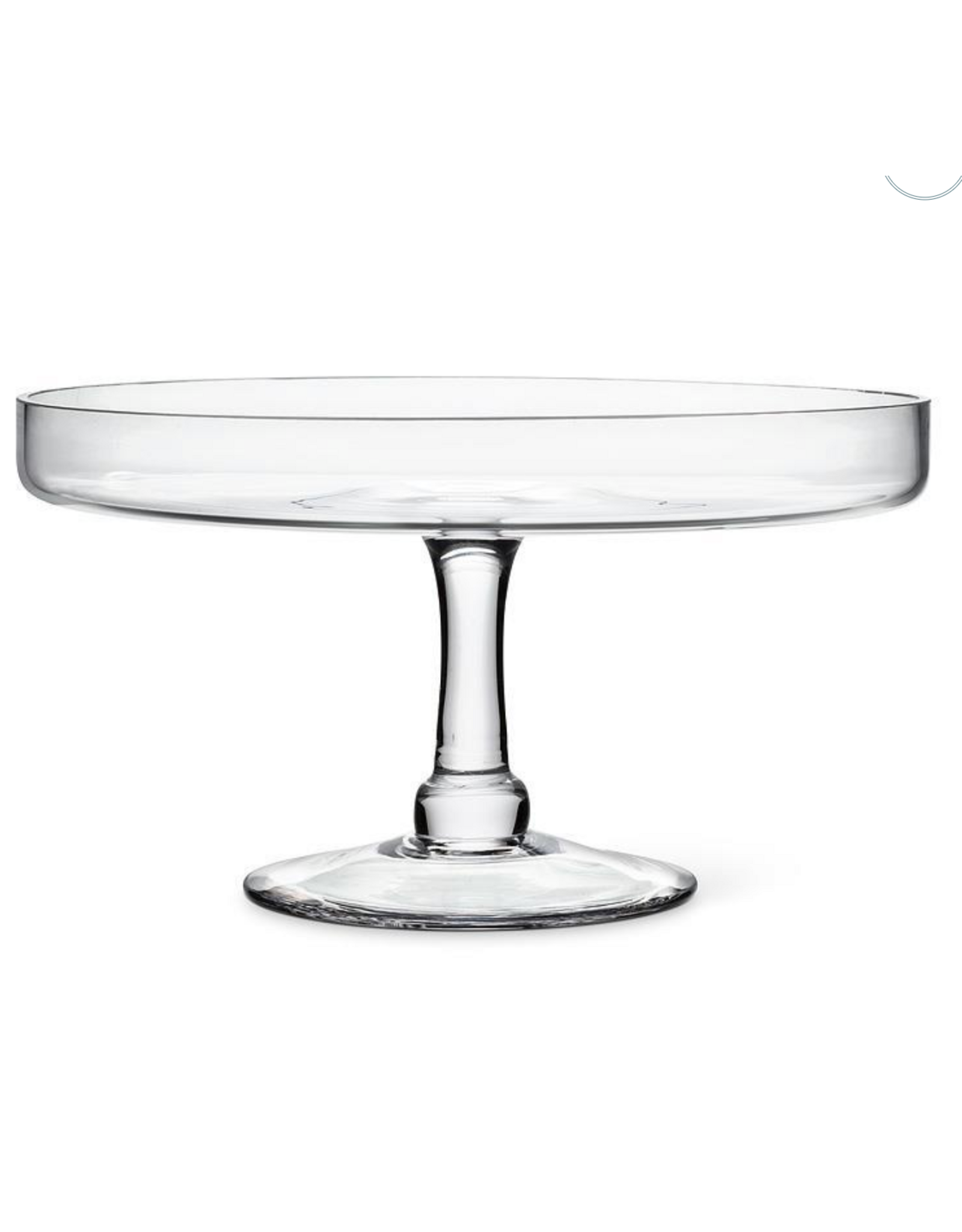 Pedestal Cake Plate with Rim