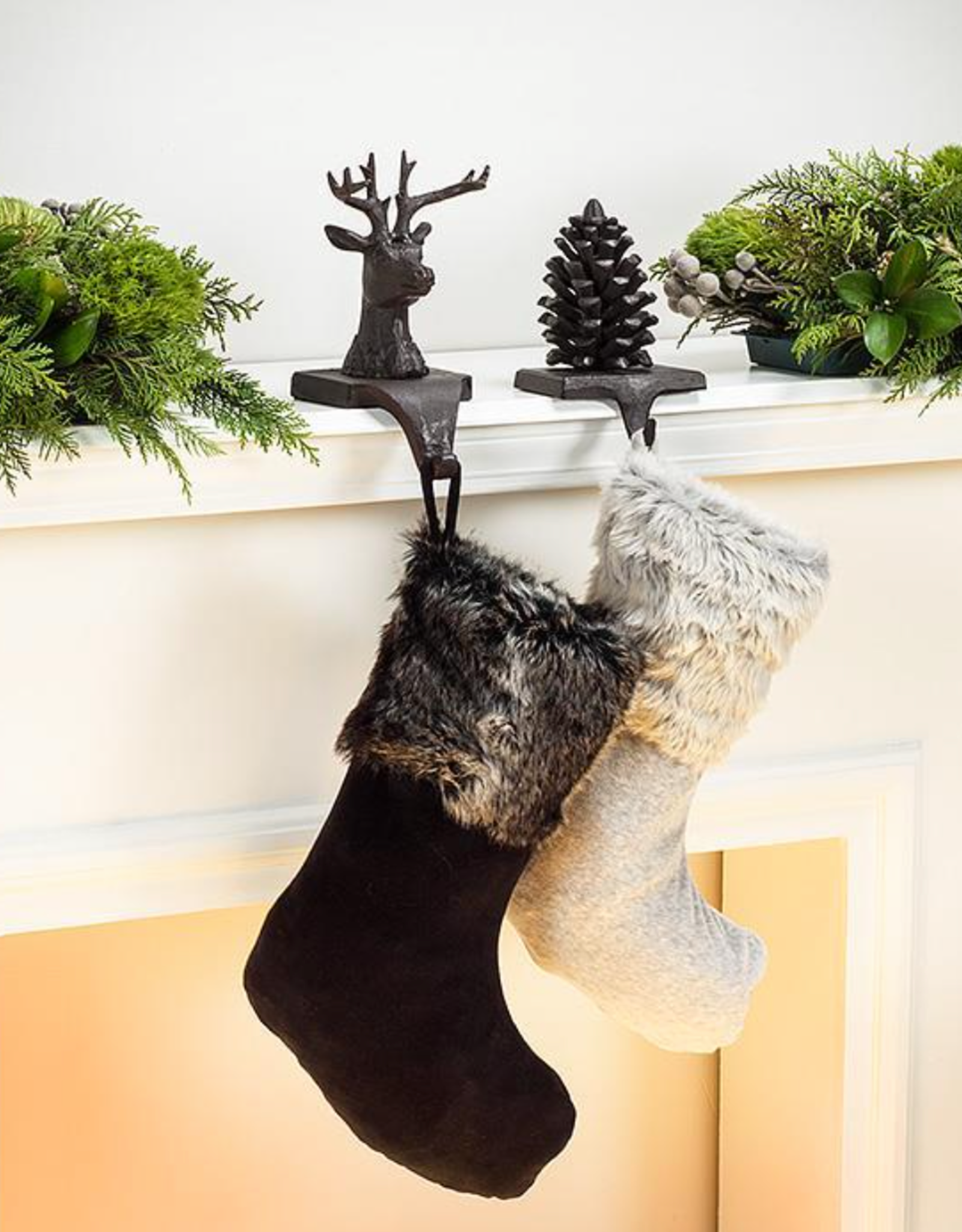 Pinecone Stocking Holder