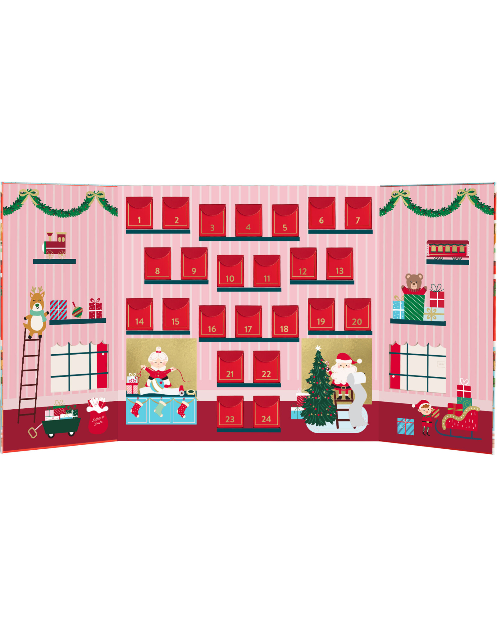 North Pole Toy Shoppe Candy Advent Calendar