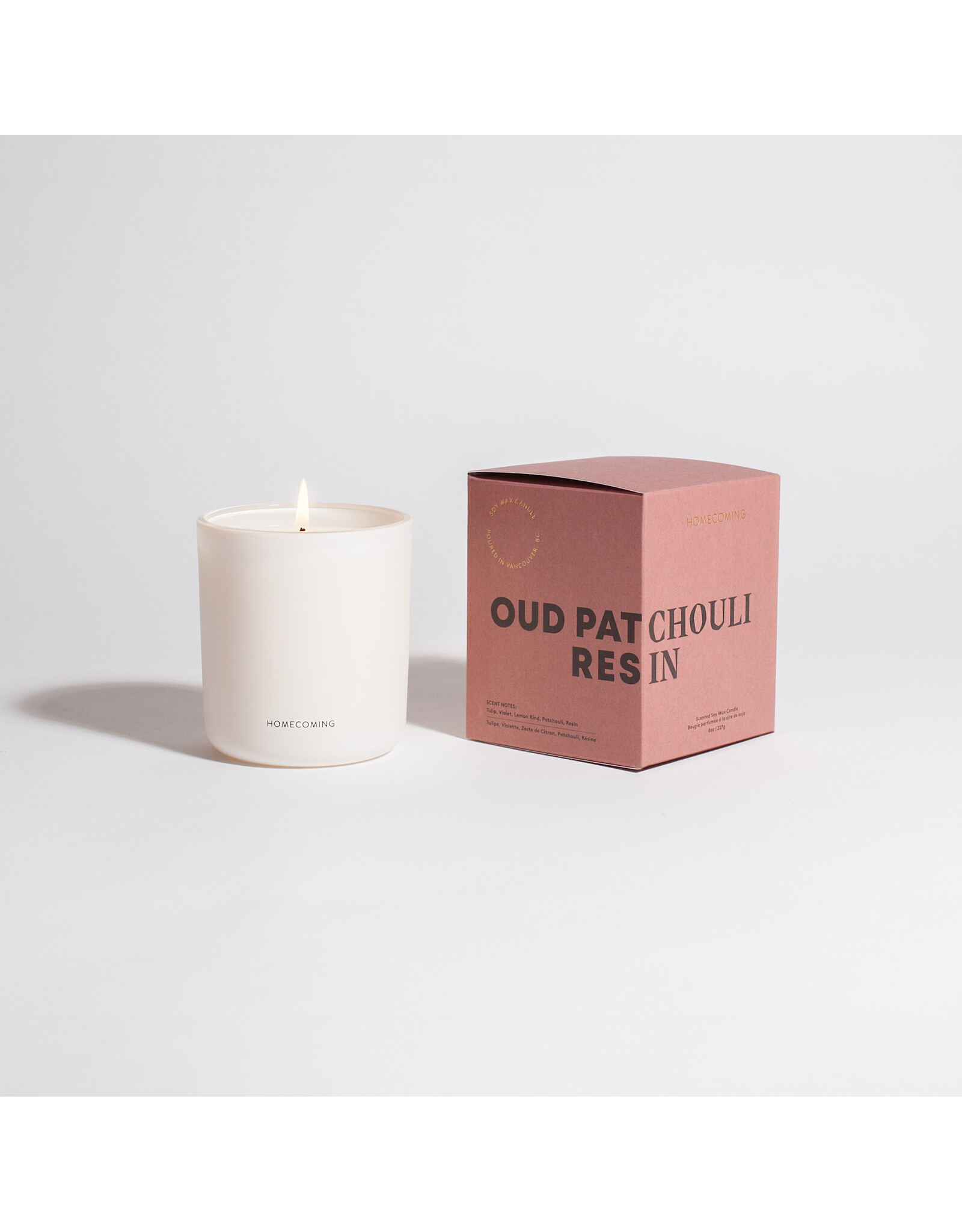 Oud Patchouli Resin 8oz Candle