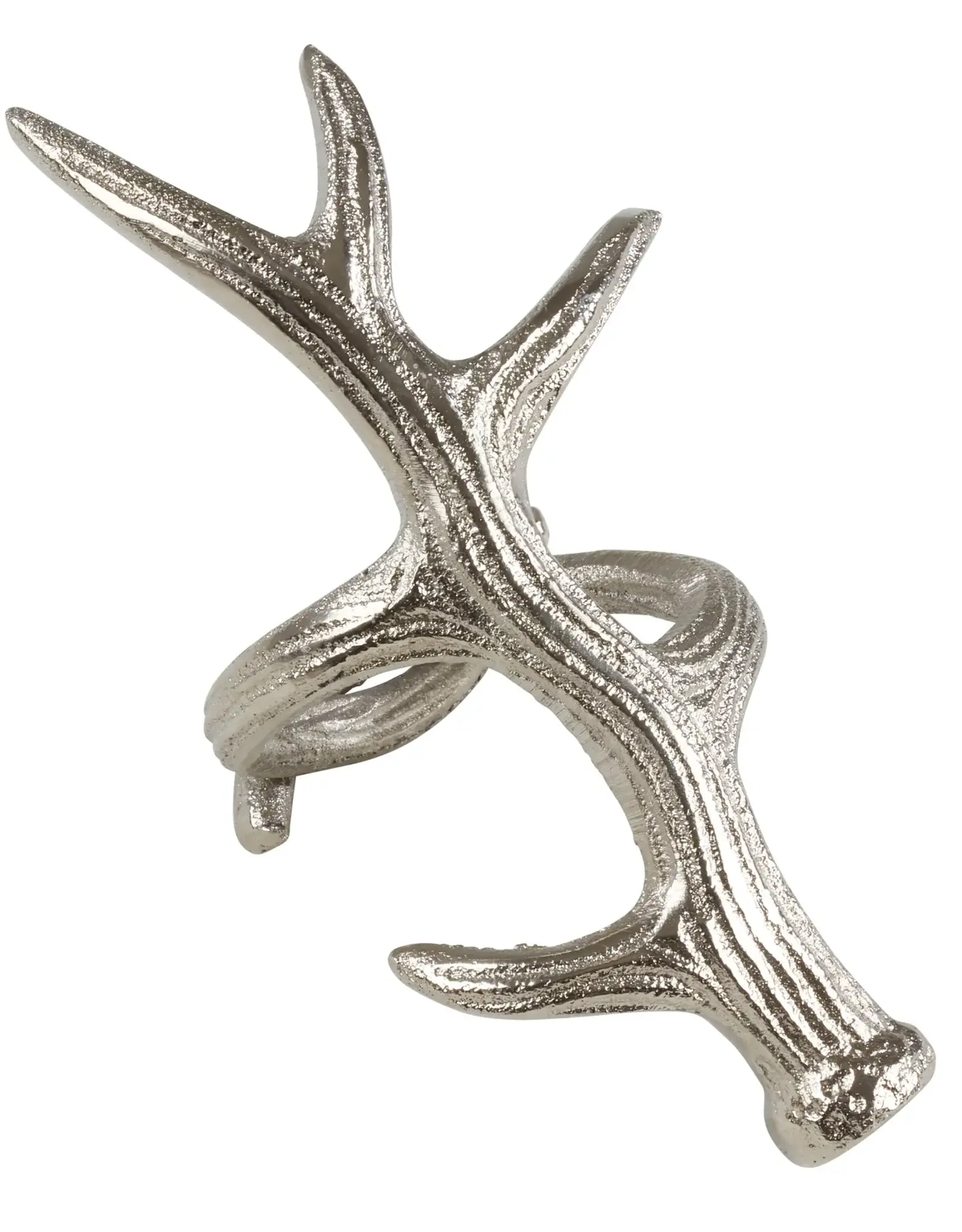 Antler Napkin Ring, Silver