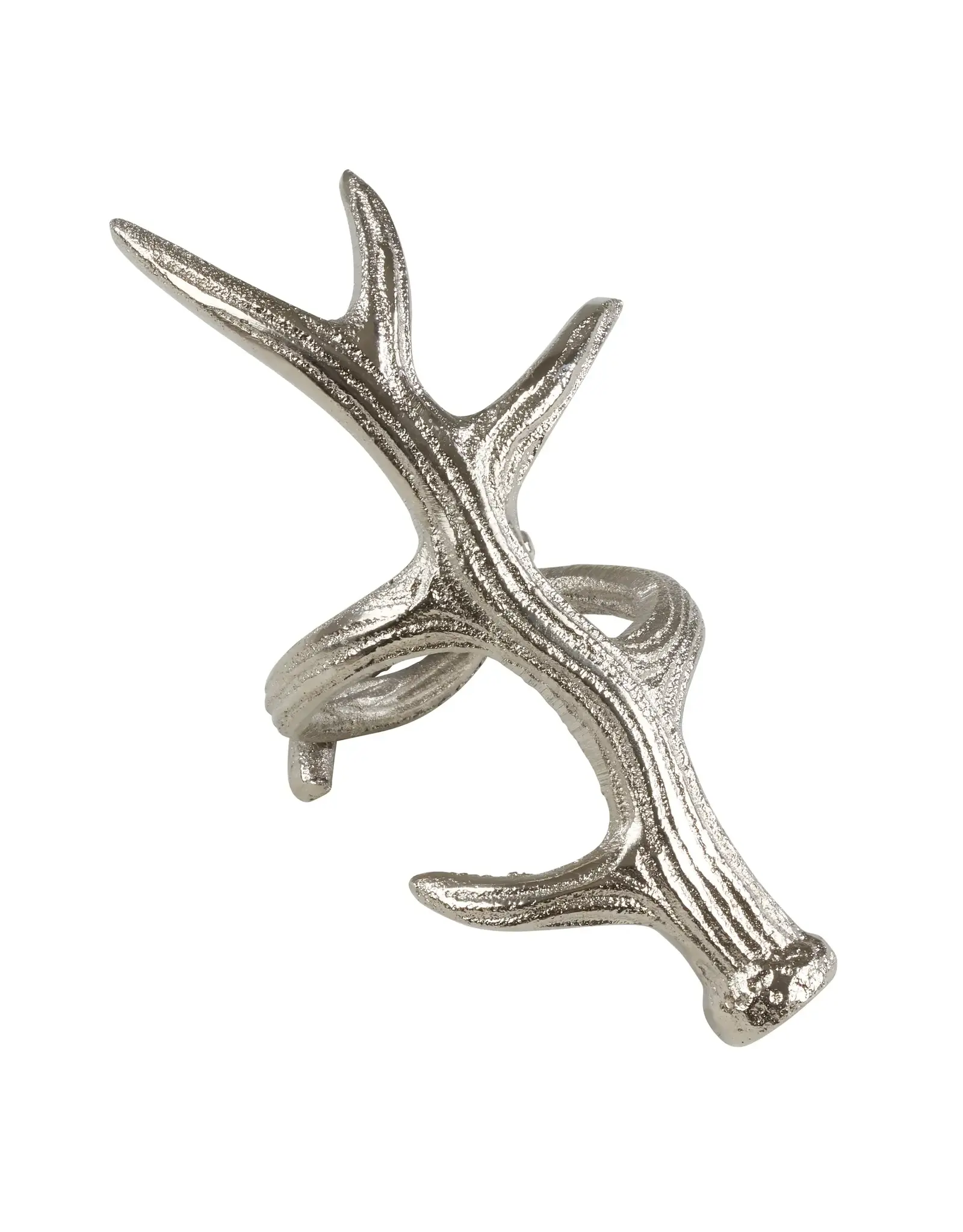 Antler Napkin Ring, Silver