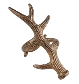 Antler Napkin Ring, Bronze