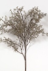 Brown 39"H Glittered/Snowed Wild Heather Spray