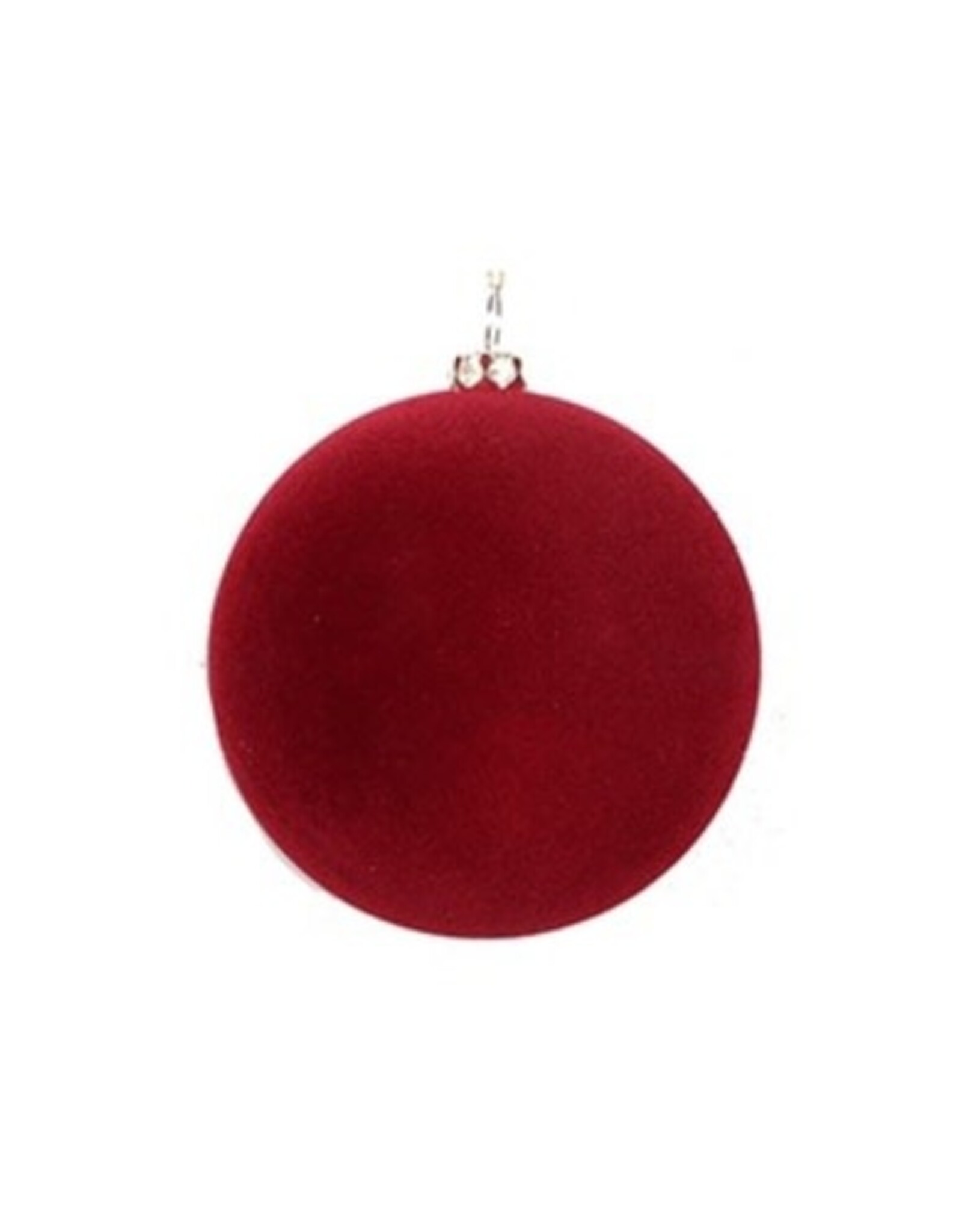 Wine 100mm Flocked Ornament