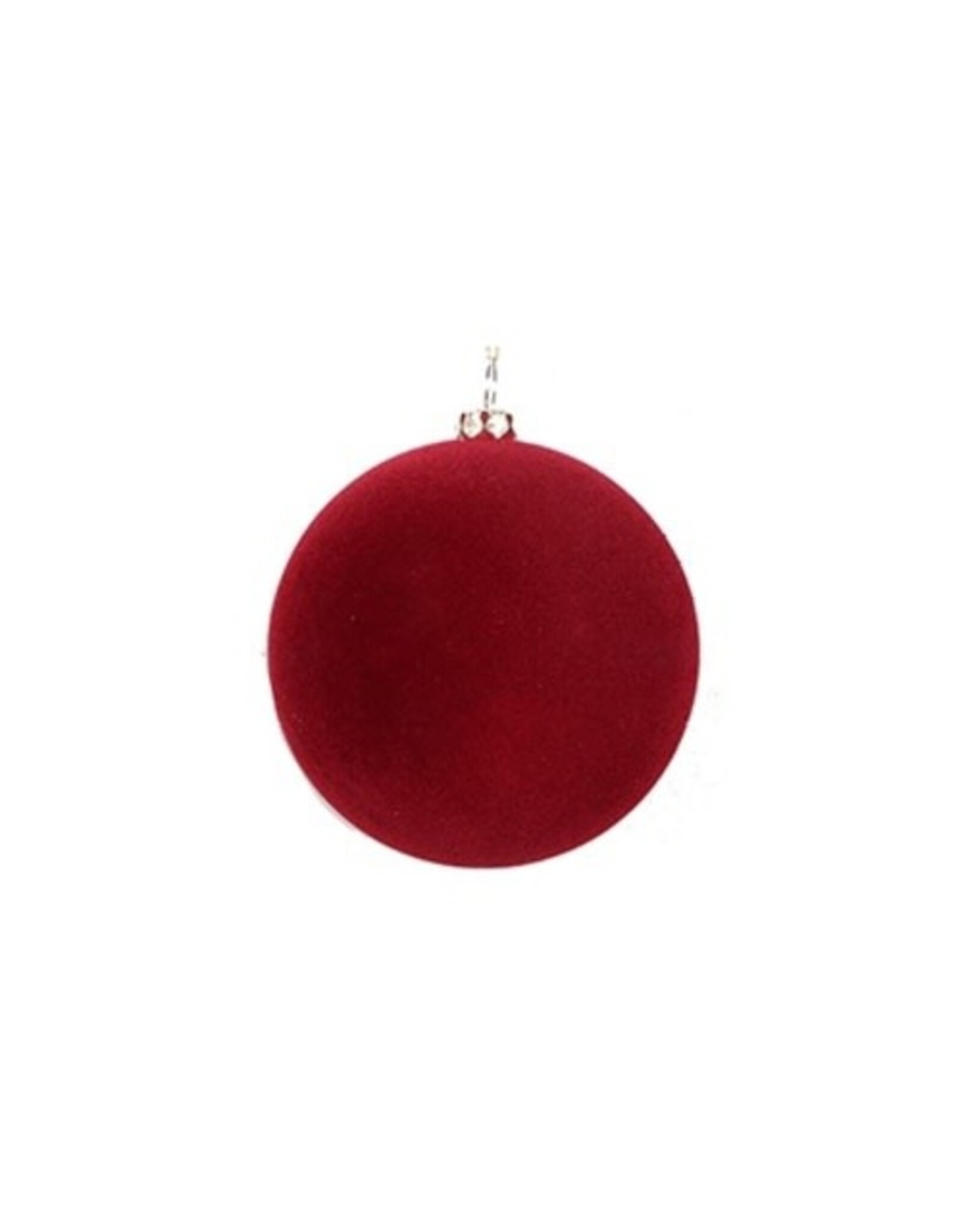 Wine 100mm Flocked Ornament