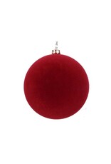 Wine 150mm Flocked Ornament