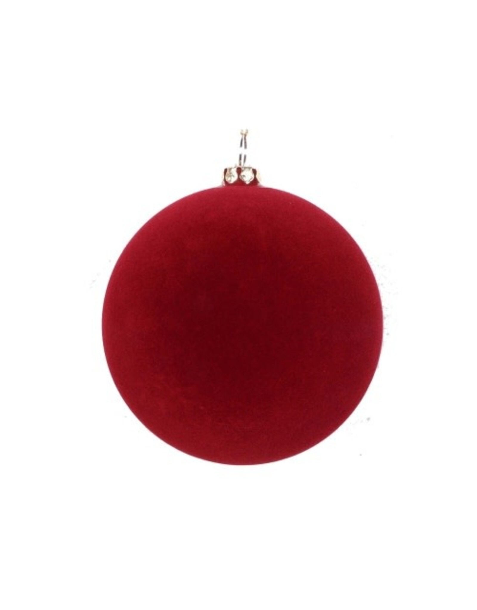 Wine 150mm Flocked Ornament