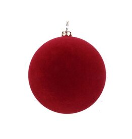 Wine 150mm Flocked Ornament
