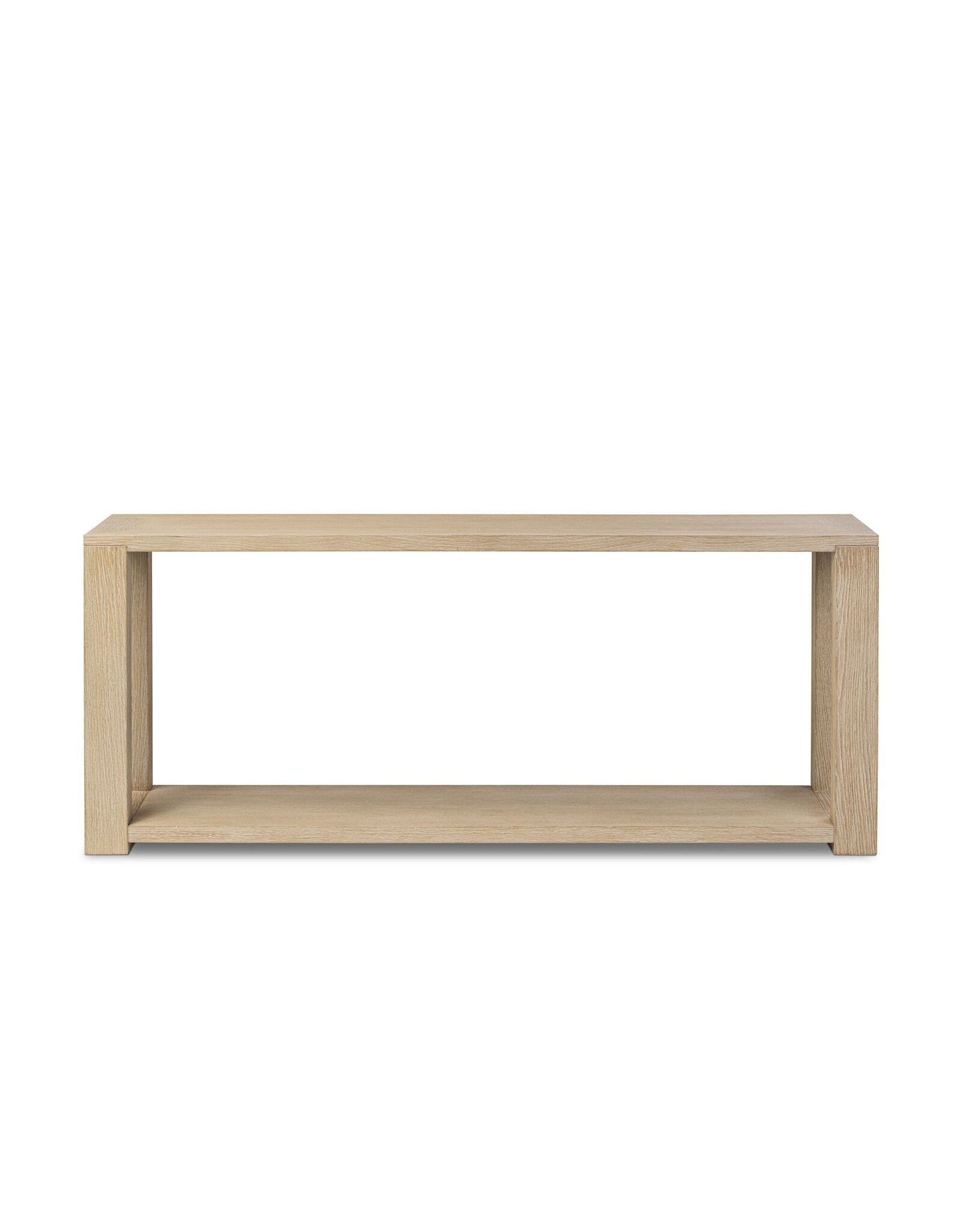 Thomas Console Table in Bleached Oak Veneer