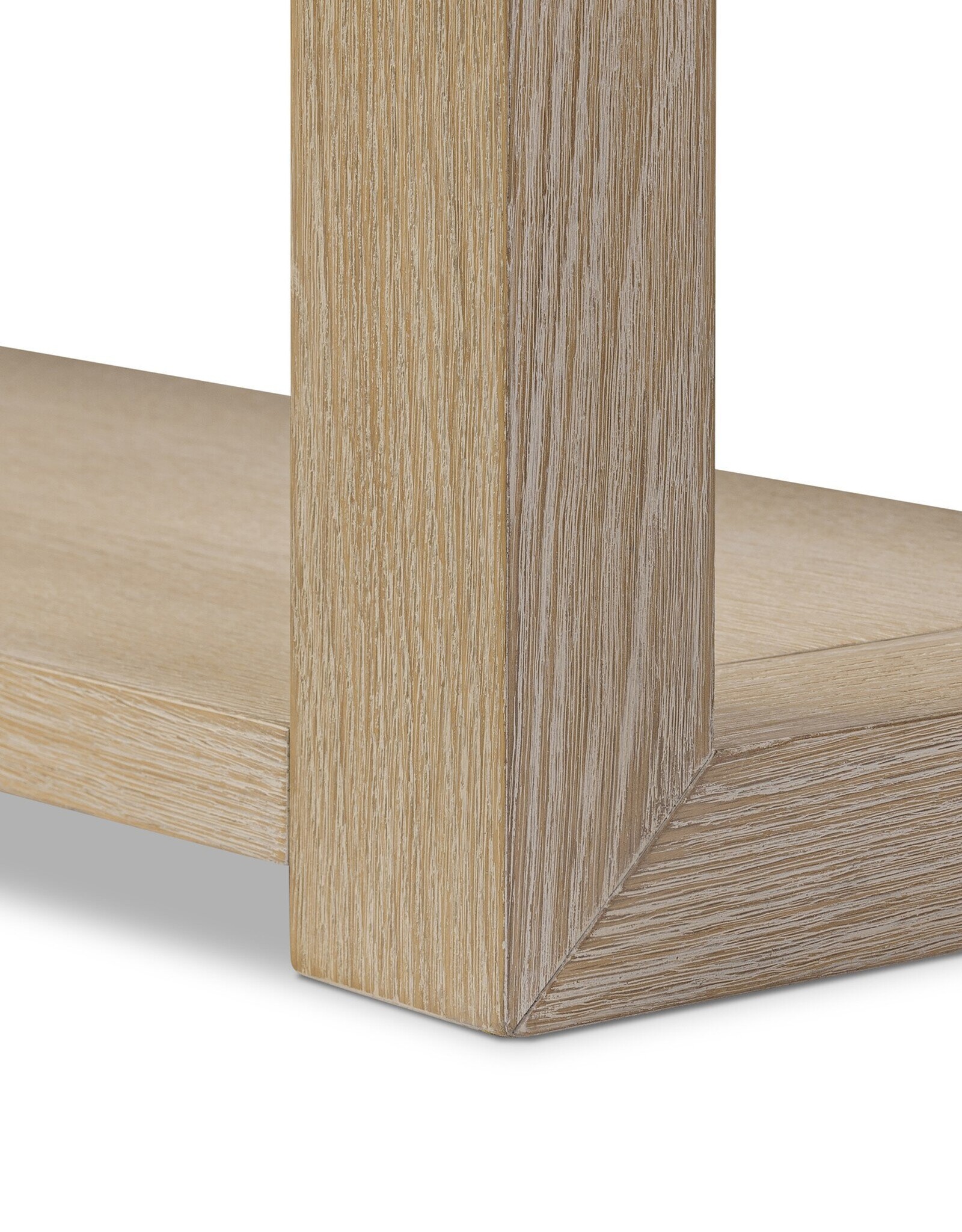 Thomas Console Table in Bleached Oak Veneer